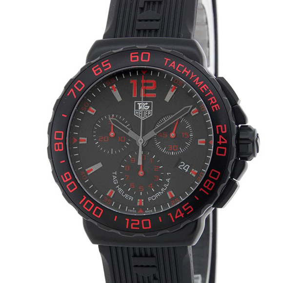タグホイヤースーパーコピーTAG HEUER フォーミュラ1 クロノグラフ フルブラック CAU111D.FT6024